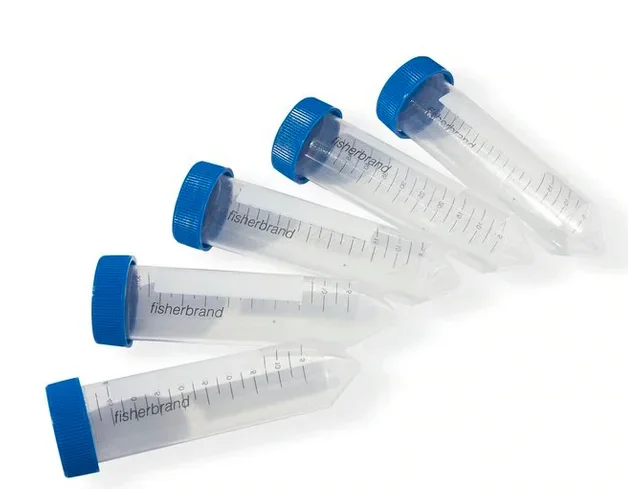 Fisher Scientific Fisherbrand Easy Reader Centrifuge Tube Conical Bottom Plain 28 X 115 mm 50 mL Without Color Coding Cap Closure Polypropylene Tube – 55398