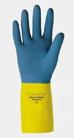 Fisher Scientific Pro Gloves Utility Glove Size 7 Flock Lined Blue 13 Inch Straight Cuff NonSterile – 19014481