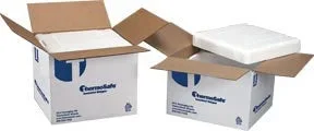 Fisher Scientific Thermosafe Insulated Shipper ThermoSafe Inside Dimension: 21 L X 15.38 W X 15.25 D Inch, Outside Dimension: 24 L X 18 W X 17.88 H Inch, 1-1/8 Inch Thk, Multipurpose – 353046