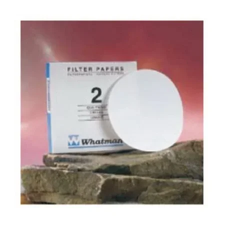 Fisher Scientific Whatman Filter Paper 125 mm, 2 Grade, Medium Fine Porosity, Circle Format, 190 µm Thickness, >8 µm Particle Retention, Smooth Surface – 09810F