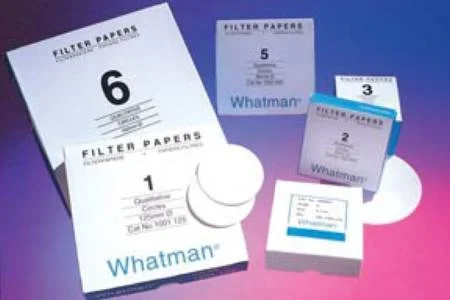 Fisher Scientific Whatman Filter Paper 5.5 cm Diameter, Circle, Cellulose Fiber, Grade 1, Qualitative, Particle Retention: 11 µm, Porosity: Medium, Filtration Speed: Herzberg, 150 Sec, Smooth Surface – 09805B