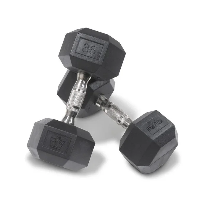 Fitness Systems DUMBELL, DURA-BELL URETHANE HEXAGON CHROME ERGO HNDL 15LB – DBU-15