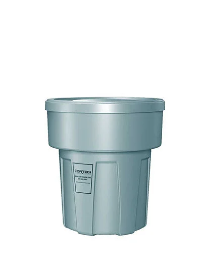 Flame Retardant Receptacle w/Lid, Blue, 30 gal – 50-3168