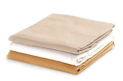 Flat Sheet – 63″W x 100″L – Cotton Polyester – Tan – 15-3751CPT