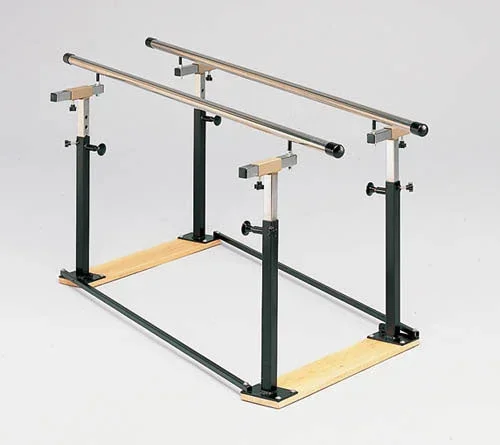 Folding Parallel Bars 7′ w/Wood Base