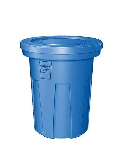 Food Grade Receptacle w/Lid, Blue, 40 gal – 50-3116