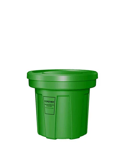 Food Grade Receptacle w/Lid, Green, 22 gal – 50-3103