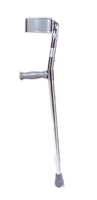 Forearm adjustable aluminum crutch, adult (5′ 0″ – 6′ 2″), 1 pair – 43-2060