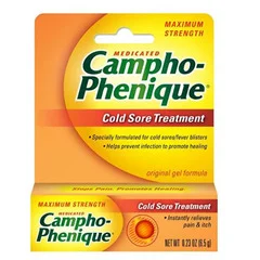 Foundation Consumer Healthcare Cold Sore Pain Relief Campho-Phenique® 10.8% – 4.7% Strength Camphor / Phenol Topical Gel 0.23 oz.