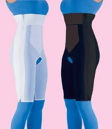 Frank Stubbs Compression Girdle High Waist, Above Knee White