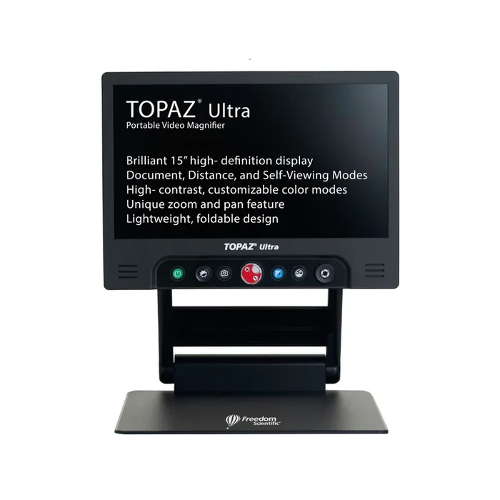 Freedom Scientific TOPAZ Ultra Folding Portable Magnifier – Full HD
