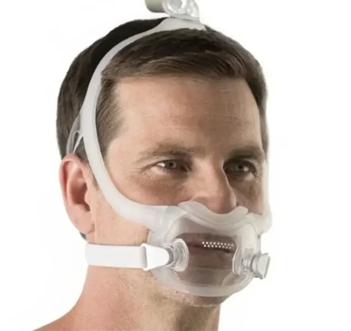 Full Face CPAP Mask – Anti-Snoring Sleep Apnea Solution with Mask Frame, Headgear & Hose for Auto CPAP/BiPAP