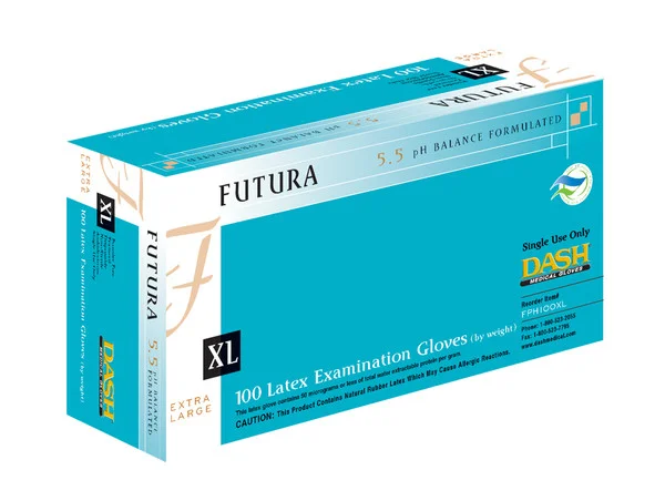Futura® PH Balanced Latex Exam Gloves (Case)