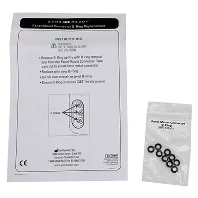 Game Ready GRPro 2.1 Accessory – Panel Mount Replacement O-Rings (Includes 9 O-Rings) – 13-2612