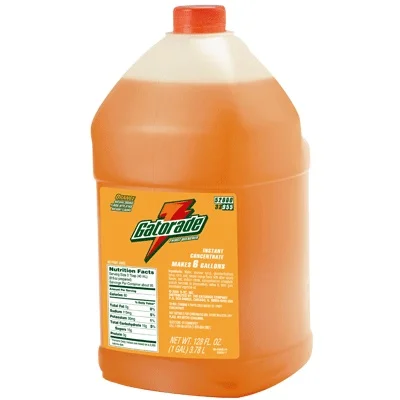 Gatorade 1 Gallon Liquid Concentrate, Orange, 4 bottles/cs
