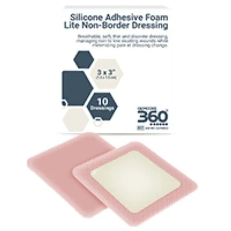 GemCore Silicone Lite Non Border Foam Dressing