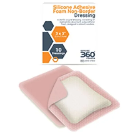 GemCore Silicone Non Border Foam Dressing