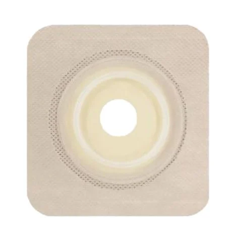 Genairex Securi-T Two-Piece Flat Standard Pre-Cut Wafer with Flexible Collar