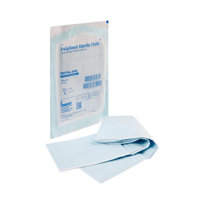 General Purpose Drape Poly Lined Towel Drape 18 W X 26 L Inch Sterile, Non-Fenestrated