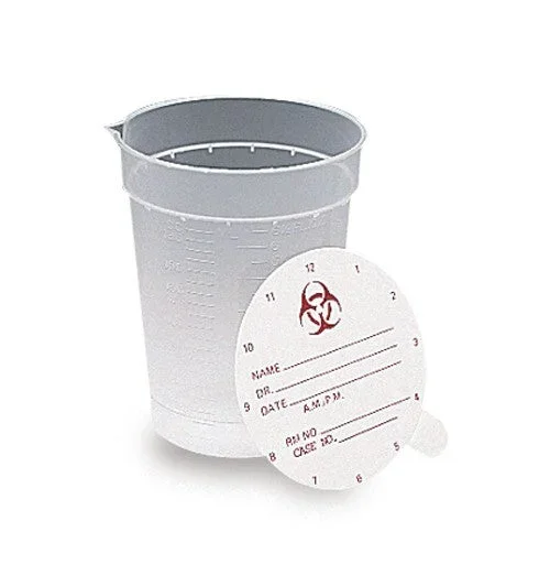 Gent-L-Kare Specimen Containers with Pour Spout 6.5 oz