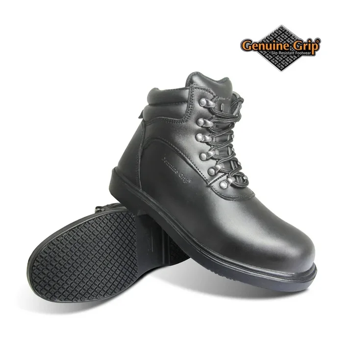 Genuine Grip Men’s 7130 Steel Toe Zipper Work Boots