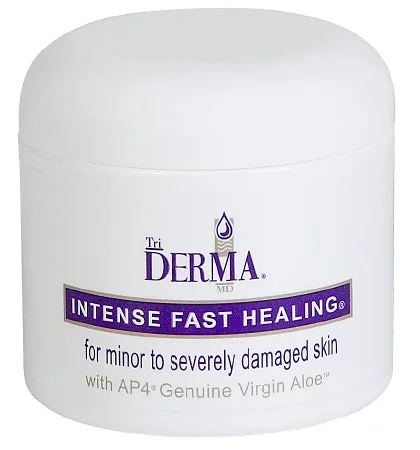 Genuine Virgin Aloe Corp dba Triderma TriDerma Intense Fast Healing Hand and Body Moisturizer 4 oz. Jar Unscented Cream – 9041