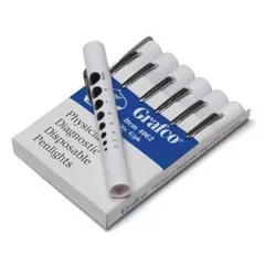 GF Health Penlight Bright White Light Disposable, 6 EA/BX