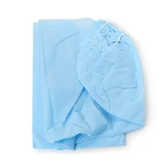 GF Health Stretcher Sheet Snug-Fit Fitted 40 x 89″ Blue Nonwoven Fabric Disposable, 25 EA/CS - Image 3