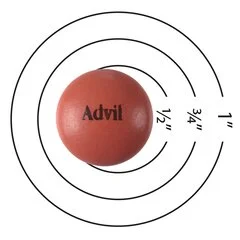 Glaxo Smith Kline Pain Relief Advil 200 mg Strength Ibuprofen Tablet 50 per Box, 100/BX - Image 3