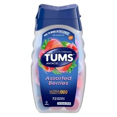 Glaxo Smith Kline Tums™ Ultra 1000 Antacid Chewable Tablets, Assorted Berries, 72 per Bottle
