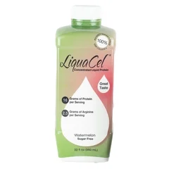 Global Health Oral Supplement LiquaCel Watermelon Flavor Ready to Use 32 oz. Bottle, 6 EA/CS