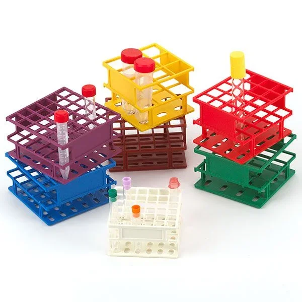 Globe Scientific Captrack Test Tube Rack 36 Place 13 mm Tube Size Magenta 2-1/5 X 4 X 8 Inch – 456445