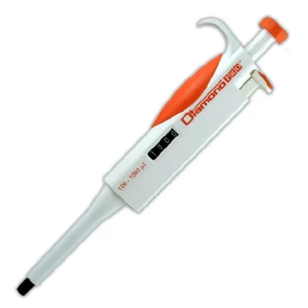 Globe Scientific Diamond PRO Adjustable Volume Pipette 100 to 1,000 Î¼L – 3311-1000