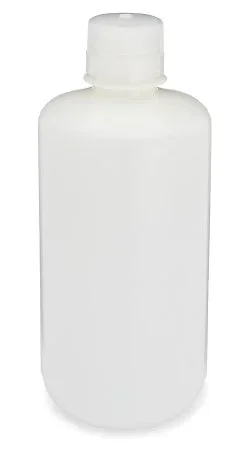 Globe Scientific Diamond RealSeal Laboratory Bottle Narrow Mouth, Round High Density Polyethylene 1,000 mL – 7061000