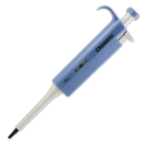 Globe Scientific Fixed Volume Diamond Pipette, 40uL, Blue