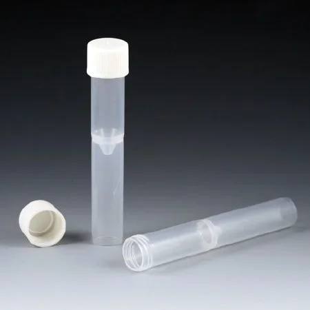 Globe Scientific Secondary Tube False Bottom Tube Plain 16 X 100 mm 5 mL Without Color Coding Without Closure Polypropylene Tube – 5527B