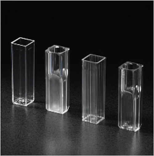 Globe Scientific Square Spectrophotometer Cuvette, 4.5mL, PS, 2 Clear Sides, 500/cs