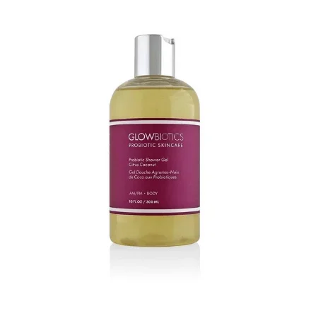 Glowbiotics Probiotic Bath & Shower Gel – Citrus Coconut 10oz