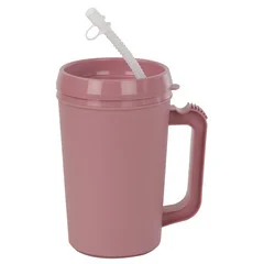 GMAX Drinking Mug 22 oz. Mauve Plastic Reusable, 48 EA/CS