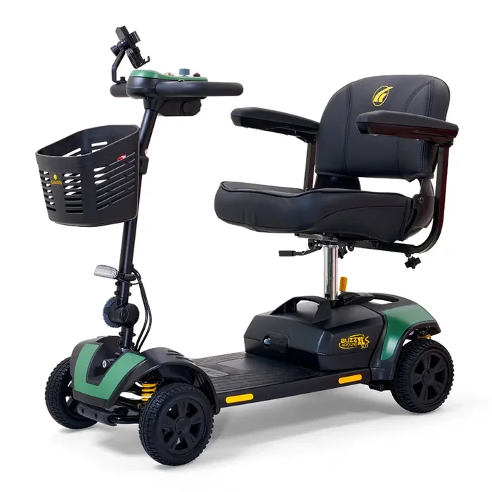 Golden Tech GB124 Buzzaround XLSHD 4-Wheel Portable Scooter with Suspension – Blowout