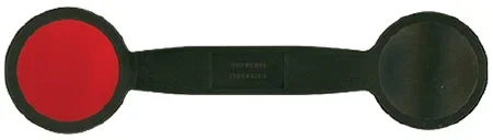 Good-Lite Eye Occluder with Red Filter 9-1/2 Inch Double Ended Paddle Style Without Pinhole Black – 208000