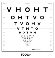 Good-Lite HOTV ETDRS Chart for 13ft/4m, Mixed Order