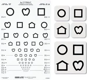 Good-Lite LEA Symbols 13-Line Translucent Distance Chart Set