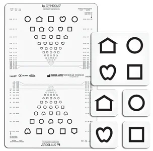Good-Lite LEA Symbols Near Vision Cabinet Chart