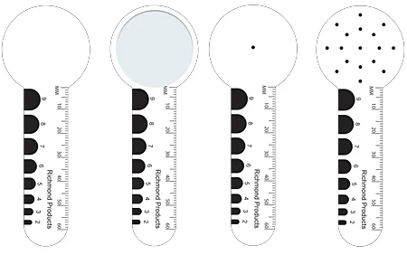 Good-Lite Mini Hand-held Occluder for Trial Frames, 17 Pinholes