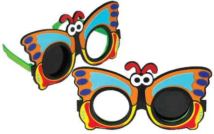 Good-Lite Occluder Glasses, Opaque, Butterfly