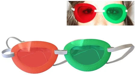Good-Lite Red/Green Anti-Suppression Goggles, Small, Each