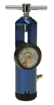 Graham-Field John Bunn Oxygen Regulator Click-Style with Gauge 0 to 8 LPM CGA-870 – JB0150-081