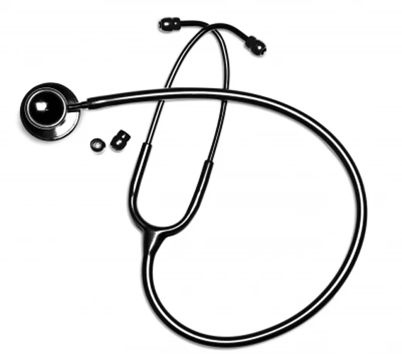 Graham Field Panascope Deluxe Dual Head Stethoscope, Midnight Black