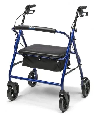 Graham Field Walkabout Four – Wheel Imperial Rollator Contoured Backbar